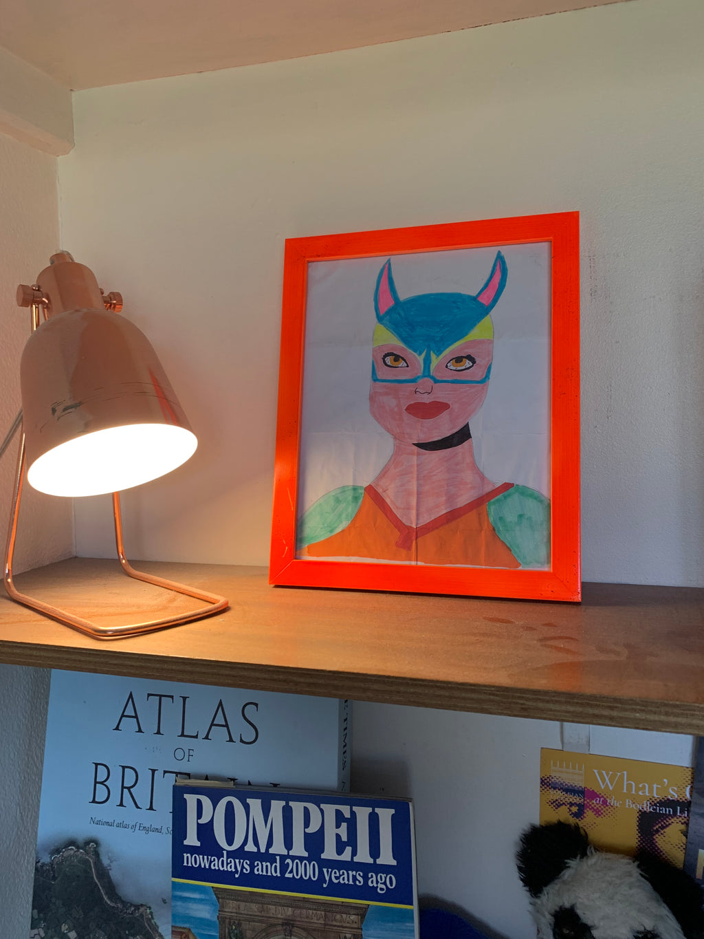 'Super Hero' - Pastel Drawing