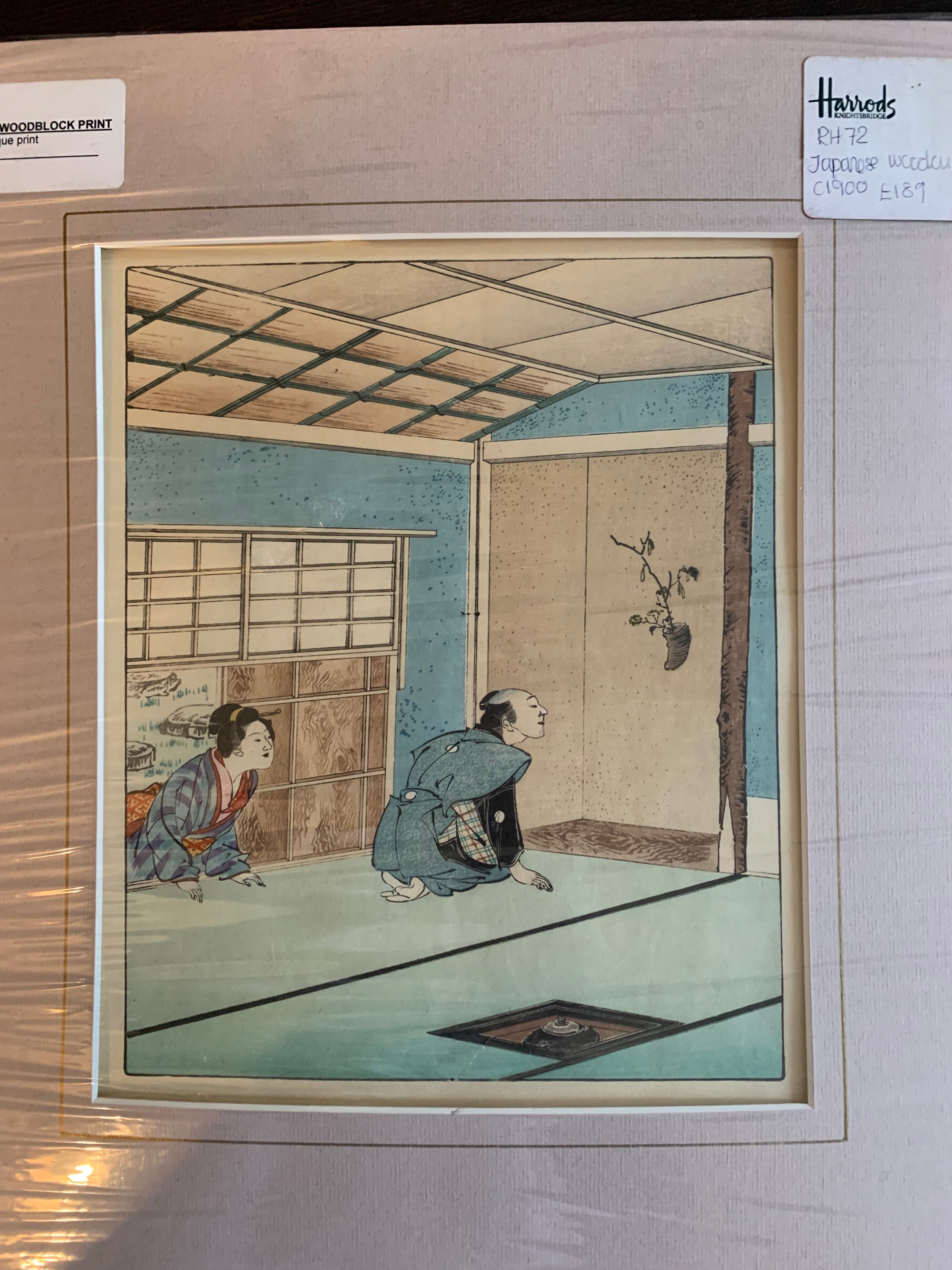 Japanese Wood Block c1900