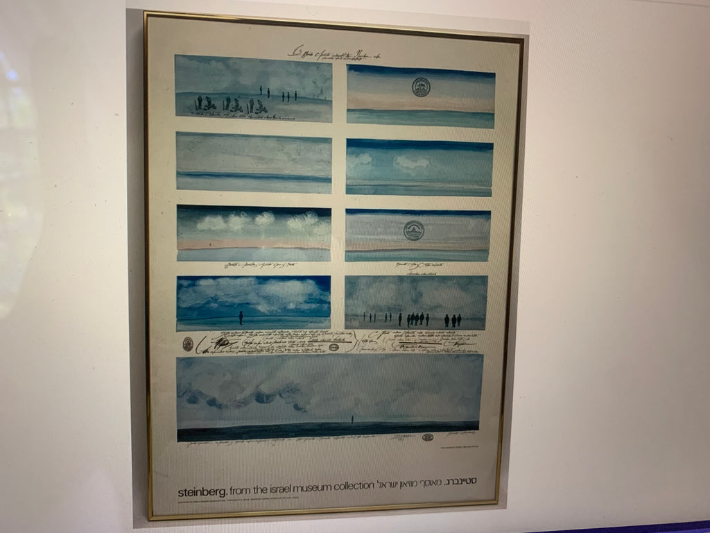 'The Landscape Theory' Saul Steinberg print