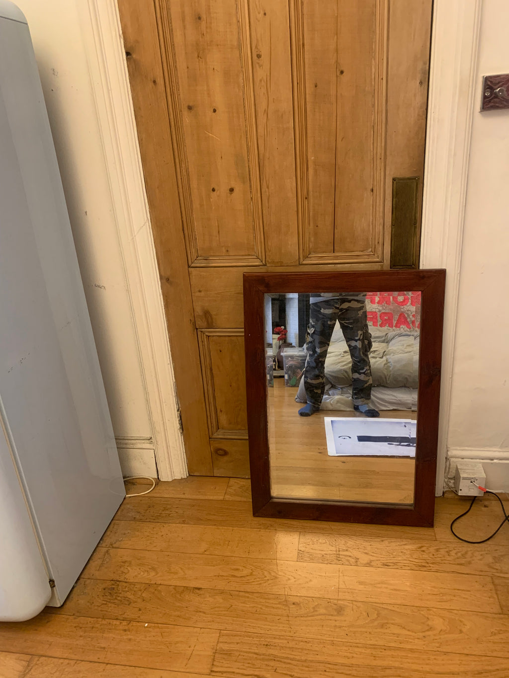 Classic Oak Frame Mirror