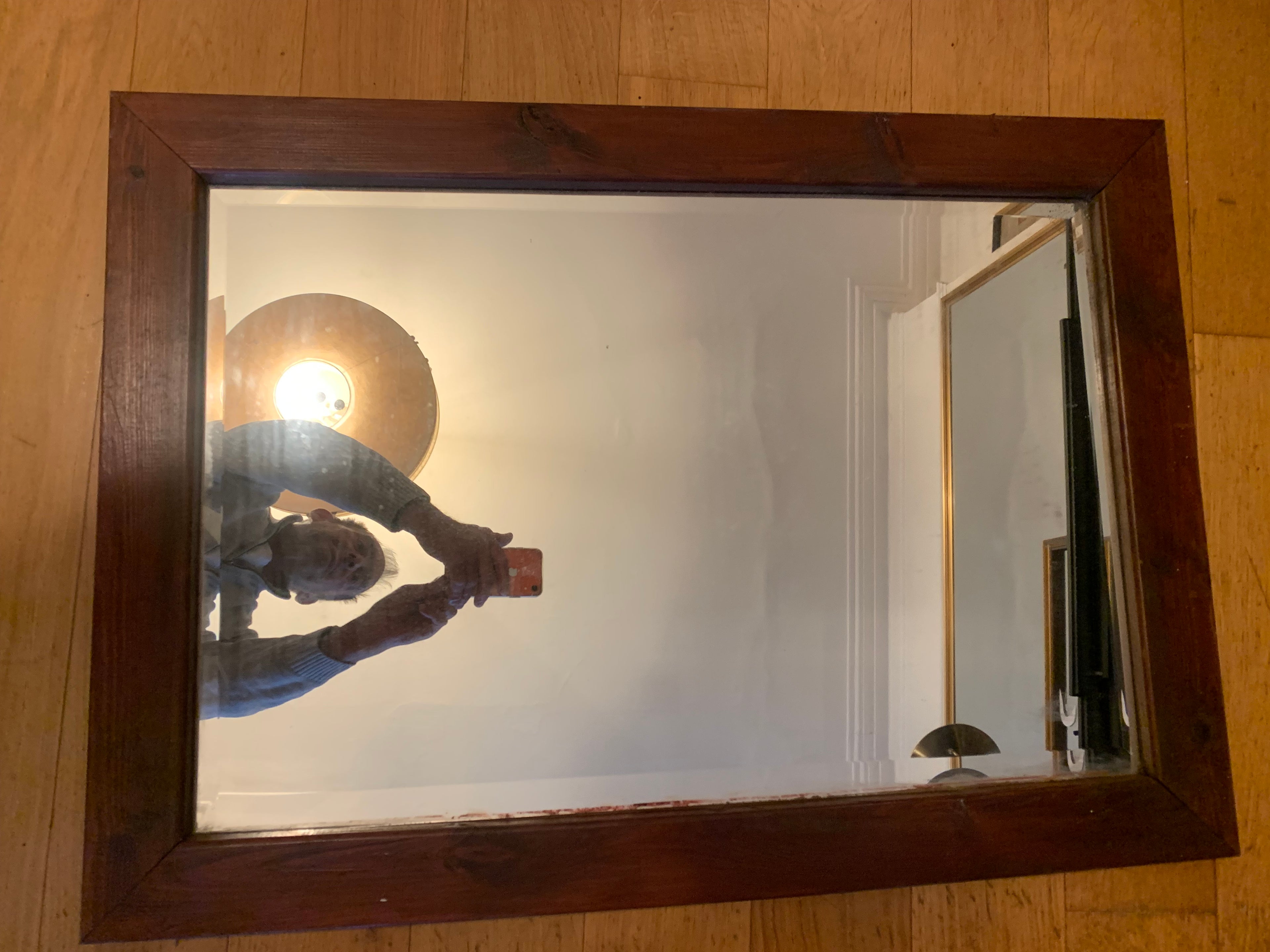 Classic Oak Frame Mirror