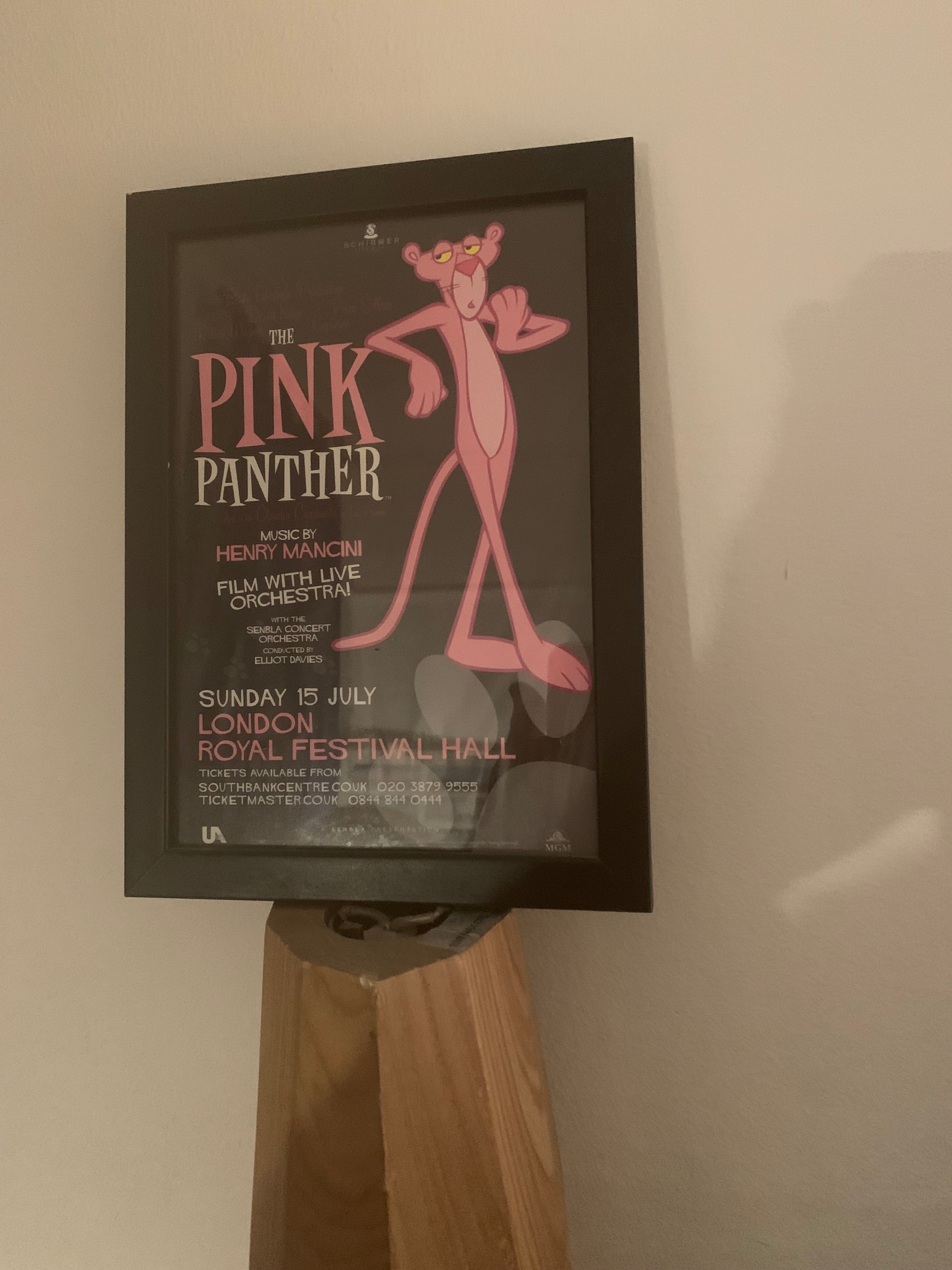 'Pink Panther' +display tripod